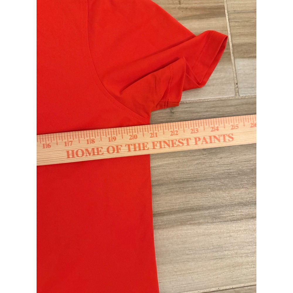 G/FORE Mens Poppy Red Performance Golf Polo Shirt GMP000025 Size Medium - Picture 8 of 10